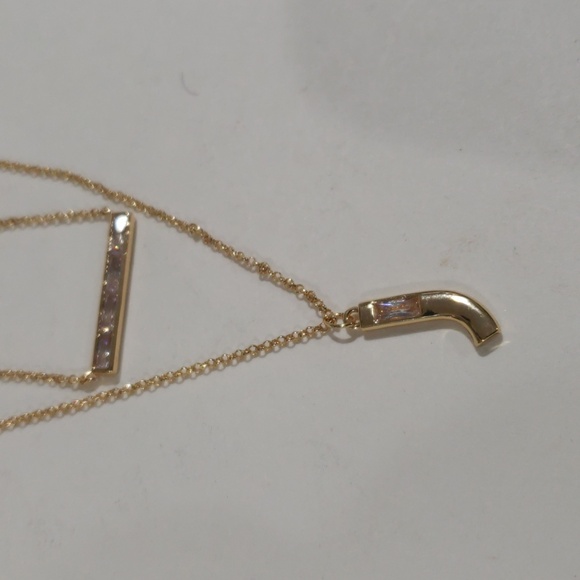 Elegant Gold-Tone Layered Initial Necklace, Stylish Personalized Women's Jewelry - Picture 4 of 10